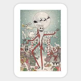 NIGHTMARE BEFORE CHRISTMAS Sticker